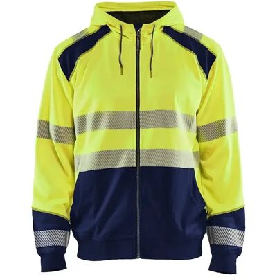 Zichtbare zip-up hoodie Blaklader Jaune 3XL Zichtbare zip-up hoodie Blaklader Jaune 3XL