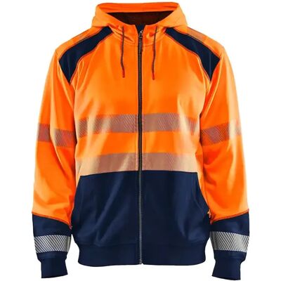 Zichtbare zip-up hoodie Blaklader Orange 2XL Zichtbare zip-up hoodie Blaklader Orange 2XL