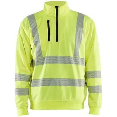 Blaklader 3564 Hoogzichtbare sweatshirt half-zip - Sweatshirt met hoge zichtbaarheid klasse 3 Blaklader 3564 Hoogzichtbare sweatshirt half-zip - Sweatshirt met hoge zichtbaarheid klasse 3
