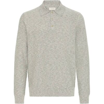 Gebreid poloshirt Blend BHByron Beige 2XL Gebreid poloshirt Blend BHByron Beige 2XL