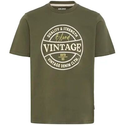 Katoenen T-shirt Blend IB Logo Vert L Katoenen T-shirt Blend IB Logo Vert L