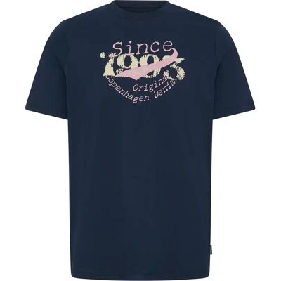 Logo T-shirt Blend BHKALMAR Bleu 2XL Logo T-shirt Blend BHKALMAR Bleu 2XL