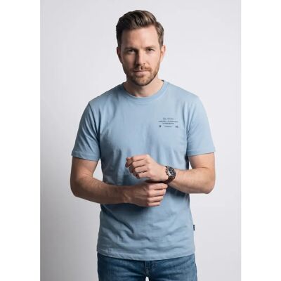 Logo T-shirt Blend BHKIMMO CHEST Bleu M Logo T-shirt Blend BHKIMMO CHEST Bleu M
