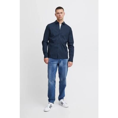 Shirt met lange mouwen Blend Boxwell Regular Fit Bleu 2XL Shirt met lange mouwen Blend Boxwell Regular Fit Bleu 2XL