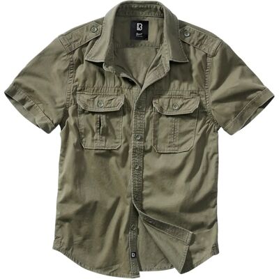 Shirt Brandit Vintage Vert 5XL Shirt Brandit Vintage Vert 5XL