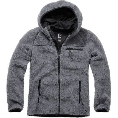 Ziphoodie Brandit Teddy Gris 5XL Ziphoodie Brandit Teddy Gris 5XL