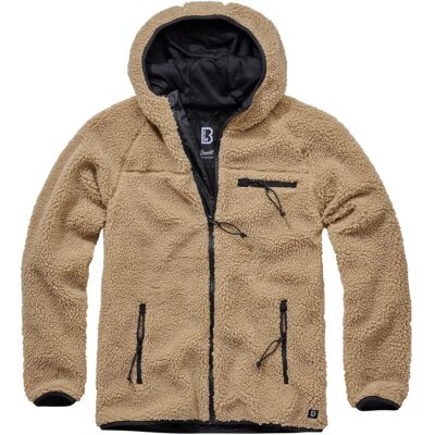 Ziphoodie Brandit Teddy Marron XL Ziphoodie Brandit Teddy Marron XL