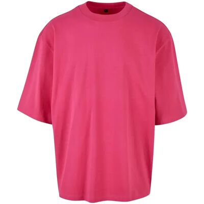 Build Your Brand BY256 Roze Oversized T-Shirt - Vrouwen & Mannen Build Your Brand BY256 Roze Oversized T-Shirt - Vrouwen & Mannen