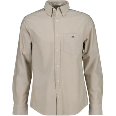 Shirt met lange mouwen Gant Classic Oxford Marron 2XL Shirt met lange mouwen Gant Classic Oxford Marron 2XL