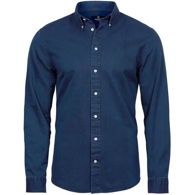 Shirt JAYS Casual Twill Bleu L Shirt JAYS Casual Twill Bleu L