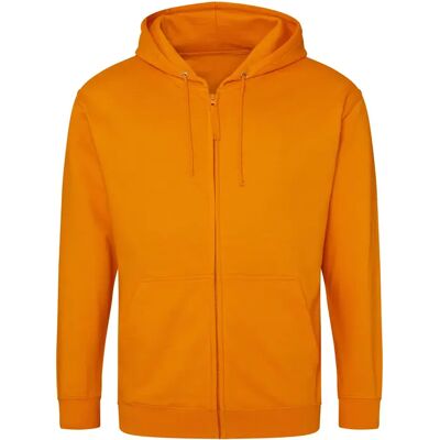 Capuchon met volledige rits Just Hoods Orange L Capuchon met volledige rits Just Hoods Orange L