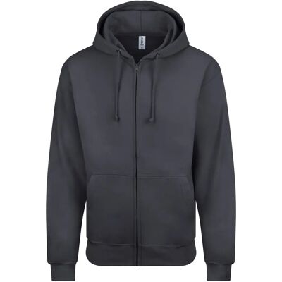 Hooded sweatshirt met rits Just Hoods Noir 2XL Hooded sweatshirt met rits Just Hoods Noir 2XL