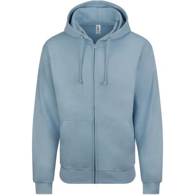 Hooded sweatshirt met rits Just Hoods Bleu 2XL Hooded sweatshirt met rits Just Hoods Bleu 2XL