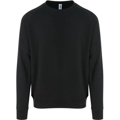 Sweatshirt Just Hoods Graduate Heavyweight Noir L Sweatshirt Just Hoods Graduate Heavyweight Noir L