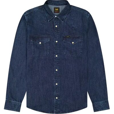 Shirt Lee Regular Western Rinse Bleu 2XL Shirt Lee Regular Western Rinse Bleu 2XL