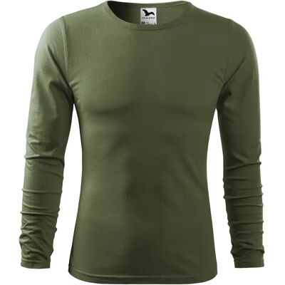 Longsleeve T-shirt Malfini Fit-T 119 Vert XL Longsleeve T-shirt Malfini Fit-T 119 Vert XL