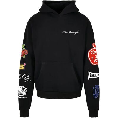 Sweatshirt oversized hoodie Mister Tee NY Homage Noir L Sweatshirt oversized hoodie Mister Tee NY Homage Noir L