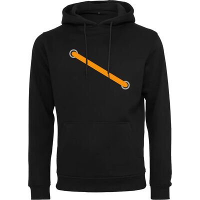 Hoodie Mister Tee Laces Noir S Hoodie Mister Tee Laces Noir S