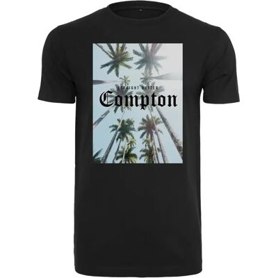 T-shirt Mister Tee Compton Palms Noir S T-shirt Mister Tee Compton Palms Noir S