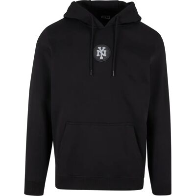 Hoodie Mister Tee NY Patch Noir L Hoodie Mister Tee NY Patch Noir L