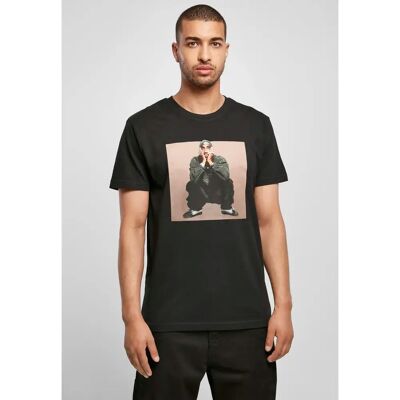 T-shirt Mister Tee tupac sitting pose Noir 2XL T-shirt Mister Tee tupac sitting pose Noir 2XL