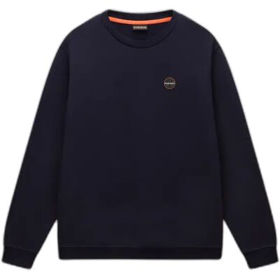 Sweatshirt Napapijri B-Badge 1 Bleu M Sweatshirt Napapijri B-Badge 1 Bleu M