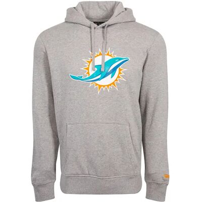 New Era Miami Dolphins NFL Hoodie - Grijs Maat S New Era Miami Dolphins NFL Hoodie - Grijs Maat S