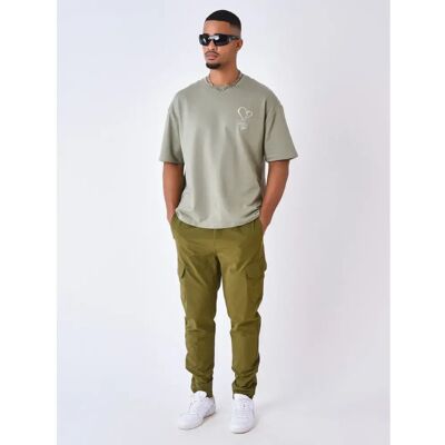 Project X Paris Maat XL Kaki Cargo Broek - Broek Project X Paris Maat XL Kaki Cargo Broek - Broek
