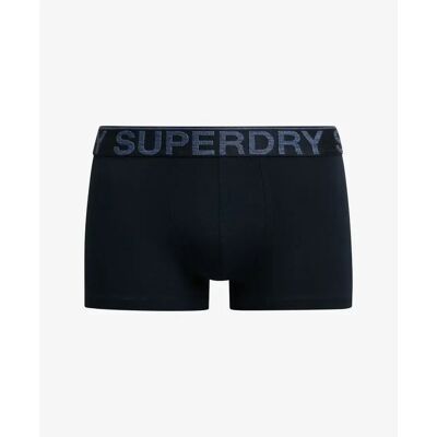 Boxershorts van biologisch katoen Superdry (x3) Bleu S Boxershorts van biologisch katoen Superdry (x3) Bleu S