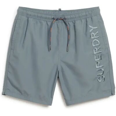 Zwemshort Superdry Gris S Zwemshort Superdry Gris S
