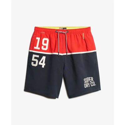 Zwemshort Superdry Nautical Bleu M Zwemshort Superdry Nautical Bleu M