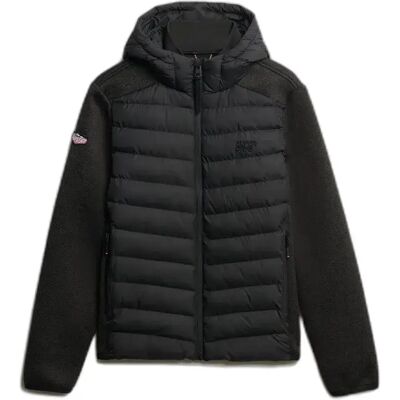 Hooded jacket Superdry Storm Knit Noir L Hooded jacket Superdry Storm Knit Noir L