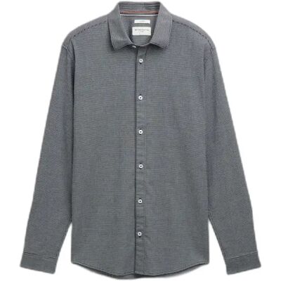 Shirt met lange mouwen Tom Tailor Stretch Bleu 2XL Shirt met lange mouwen Tom Tailor Stretch Bleu 2XL