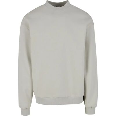 Sweater met ronde hals Urban Classics Fluffy Beige S Sweater met ronde hals Urban Classics Fluffy Beige S