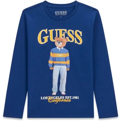 T-shirt met lange mouwen kind Guess 6BI11-K5732 Bleu 7 jaar oud T-shirt met lange mouwen kind Guess 6BI11-K5732 Bleu 7 jaar oud