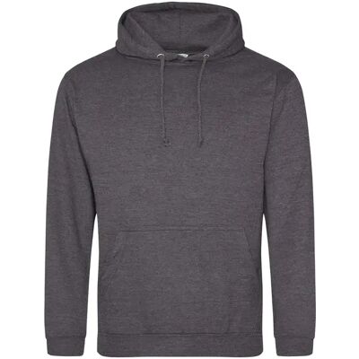 Hoodie Just Hoods College Gris 5XL Hoodie Just Hoods College Gris 5XL