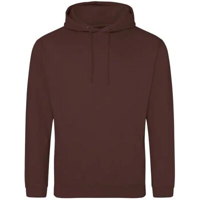 Hoodie Just Hoods College Marron 3XL Hoodie Just Hoods College Marron 3XL