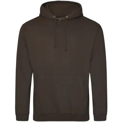 Hoodie Just Hoods College Marron L Hoodie Just Hoods College Marron L