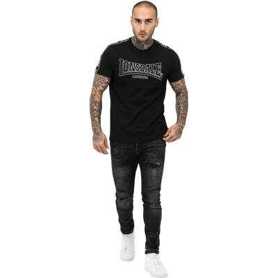 T-shirt Lonsdale Vementry Zwart 2XL T-shirt Lonsdale Vementry Zwart 2XL