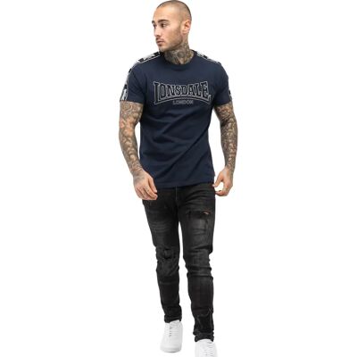 T-shirt Lonsdale Vementry Blauw XL T-shirt Lonsdale Vementry Blauw XL