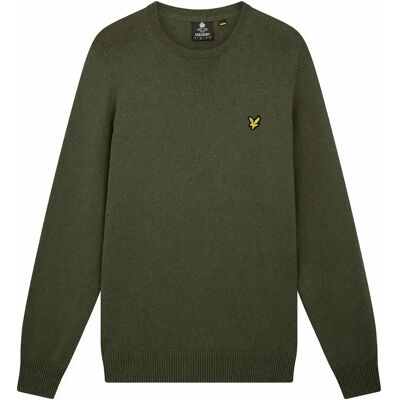 Merino katoenen trui met ronde hals Lyle & Scott Groen L Merino katoenen trui met ronde hals Lyle & Scott Groen L