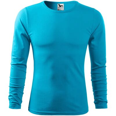 Longsleeve T-shirt Malfini Fit-T 119 Bleu 2XL Longsleeve T-shirt Malfini Fit-T 119 Bleu 2XL