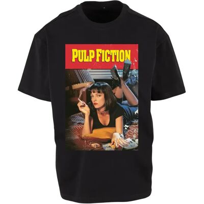 Oversized T-shirt Merchcode Pulp Fiction Clean Zwart XL Oversized T-shirt Merchcode Pulp Fiction Clean Zwart XL