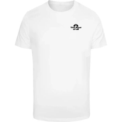 T-shirt Mister Tee Root Of All Wit XS T-shirt Mister Tee Root Of All Wit XS