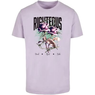 T-shirt Mister Tee Righteous Paars S T-shirt Mister Tee Righteous Paars S