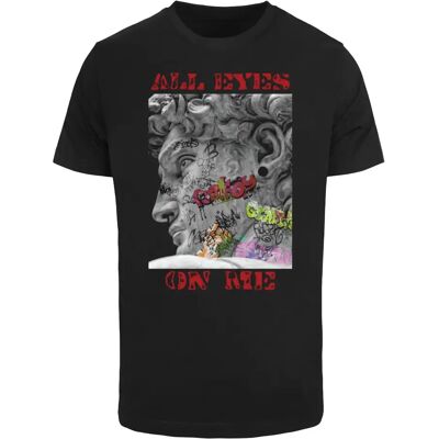 T-shirt Mister Tee All Eyes Face Statue Zwart L T-shirt Mister Tee All Eyes Face Statue Zwart L