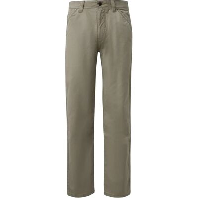 Cotton blend chino broek met logo details s.Oliver Vert 28x32 Cotton blend chino broek met logo details s.Oliver Vert 28x32