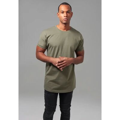 Urban Classics T-shirt Urban Classic long shaped Groen S Urban Classics T-shirt Urban Classic long shaped Groen S