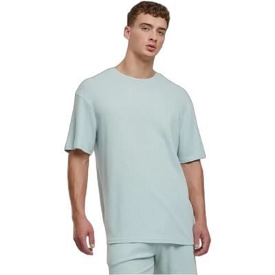 Geplooide T-shirt Urban Classics Groen M Geplooide T-shirt Urban Classics Groen M