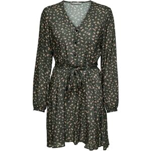 Dames jurk Only onlellie Marron M Dames jurk Only onlellie Marron M